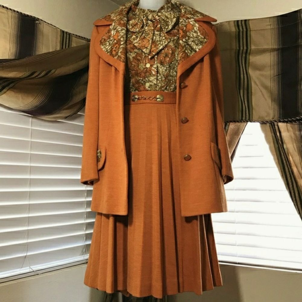 Súper Rare Bombshell VTG 1960s Lilli Ann Rare 3 Piece Set ♥